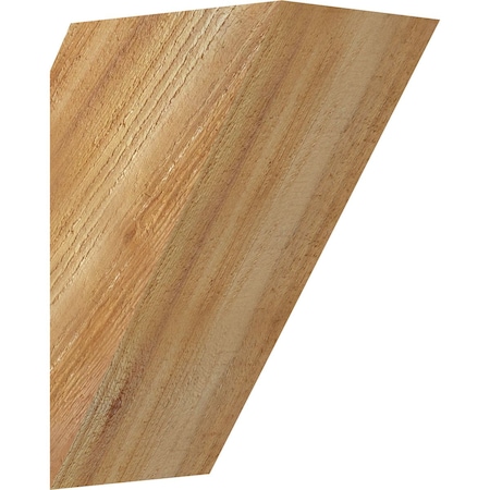 Ekena Millwork 6"W x 8"D x 12"H Traditional Rough Sawn Knee Brace, Western Red Cedar BRC06X08X12TRA00RWR